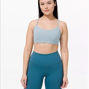 Lululemon Flow Y Bra Nulu chambray